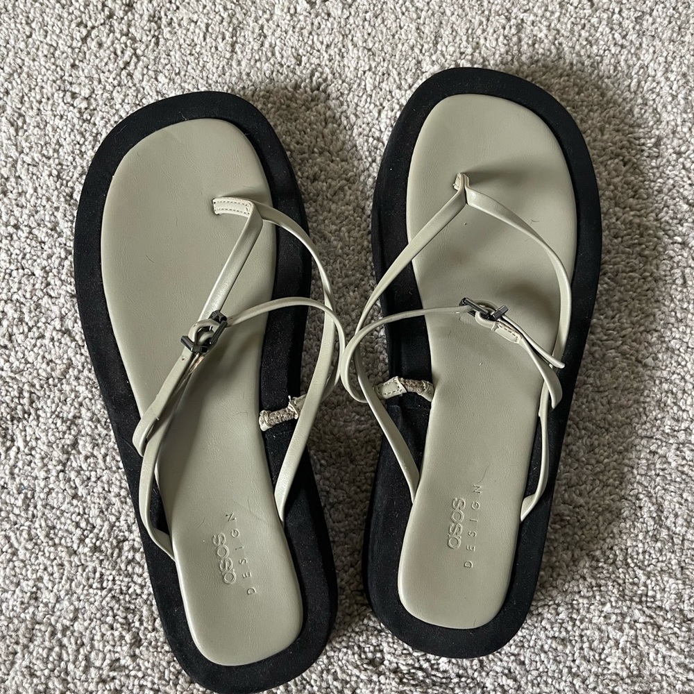 ASOS Sage and Black Women's Sandals